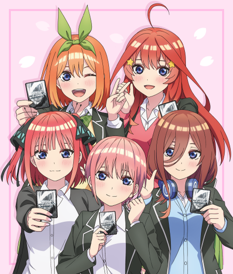 Characters from The Quintessential Quintuplets