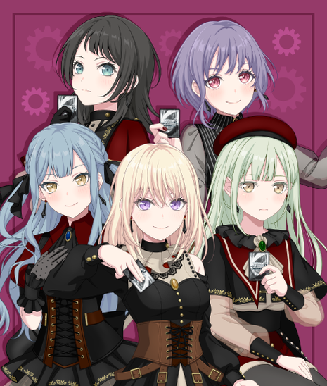 Characters from BanG Dream! Ave Mujica