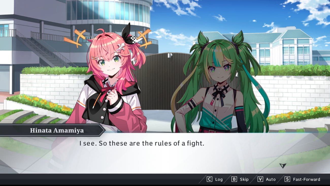 Card battle screen of Weiß Schwarz Online